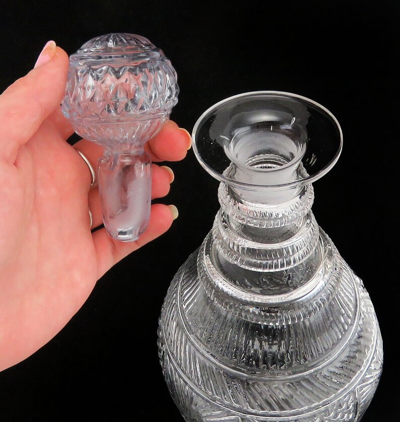 Antique C1800 Hand Blown Glass Wine Decanter/carafe Etsy