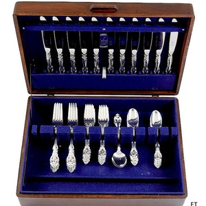 Fabulous Gorham 47pc Sterling Silver La Scala Flatware Set Service for 11
