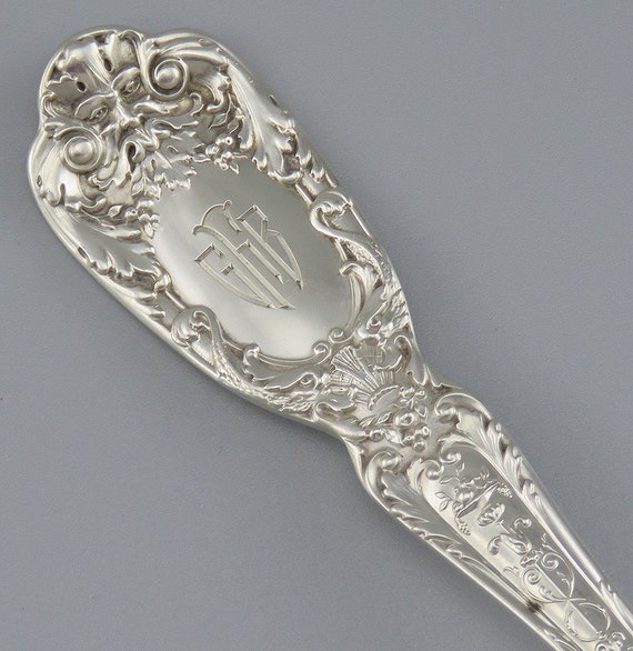 Fine Gorham Sterling Silver Florentine Large Serving Spoon - Etsy