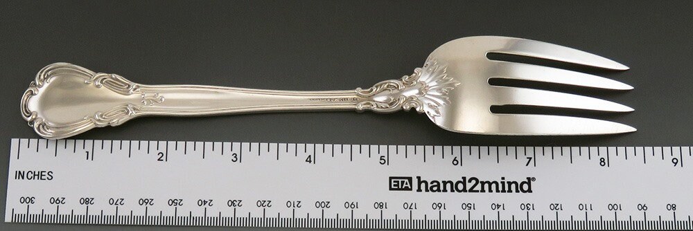 GORHAM ヴィンテージ スターリングシルバー フォーク Vintage Sterling Silver Gorham Chantilly 1895 Serving Fork - Etsy