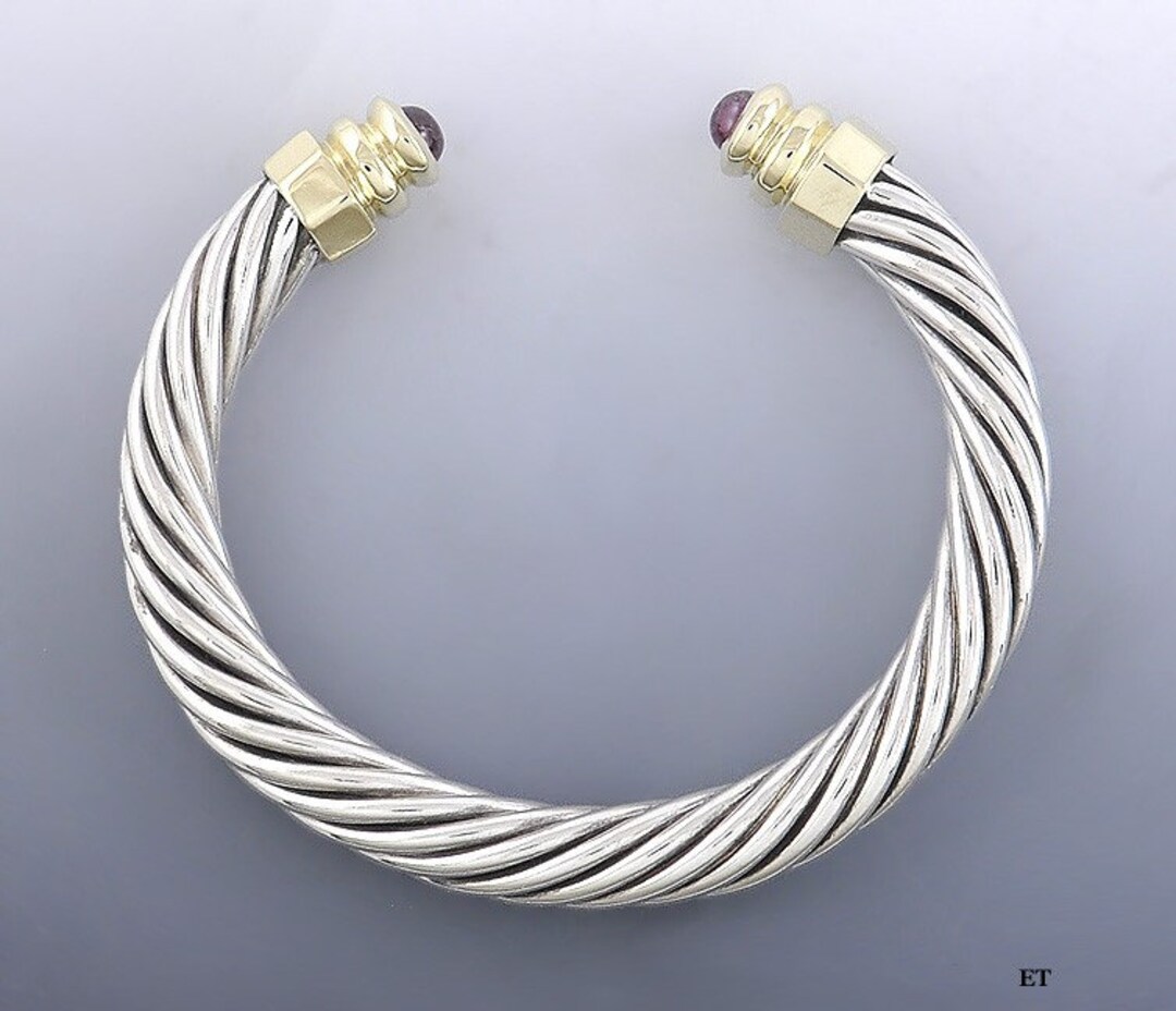 SILVER925 TWIST GOLD BRACELET/シルバーブレスレット