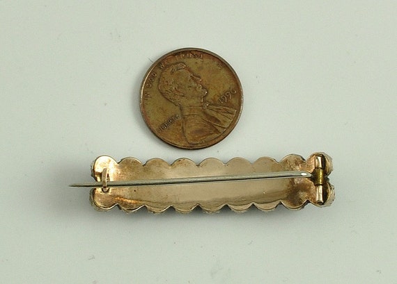 アンティーク ボヘミアン ガーネット ピンチベック ピン/ブローチ