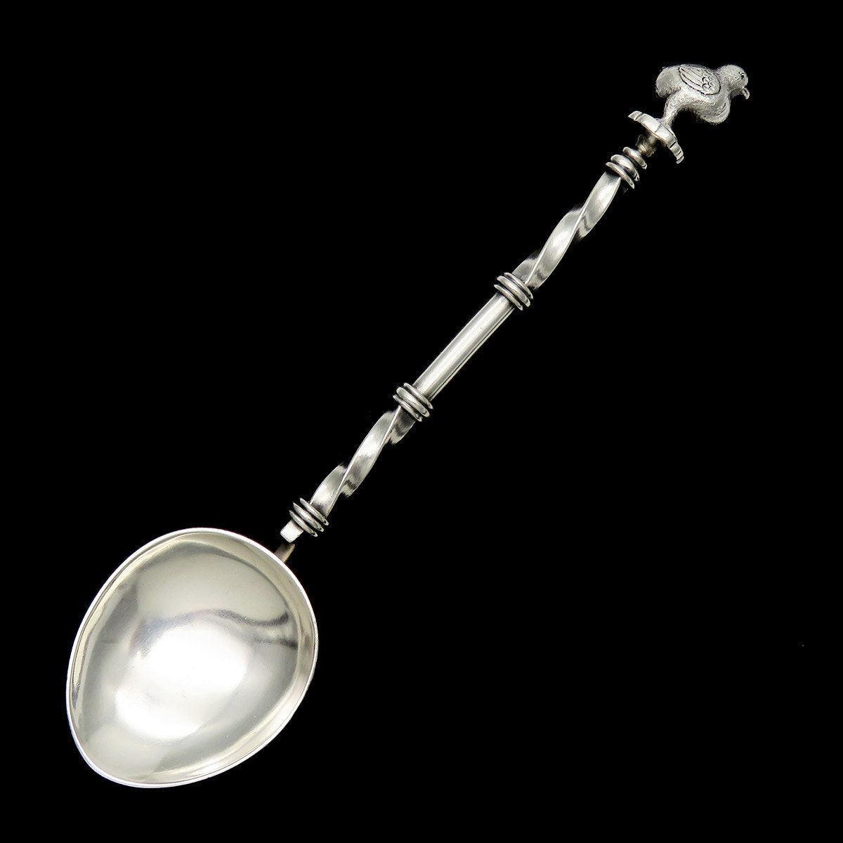 ビンテージDGスターリングデンマーククラウンフィニアル　スプーン6本フォーク6本 ビンテージDGスターリングデンマーククラウンフィニアル スプーン6本