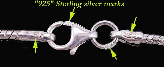 Adorable Small 6" Sterling Silver Chamilia and Ot… - image 6