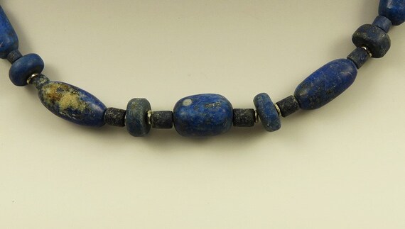 Handcrafted Lapis Lazuli Natural Stone Beaded Str… - image 2