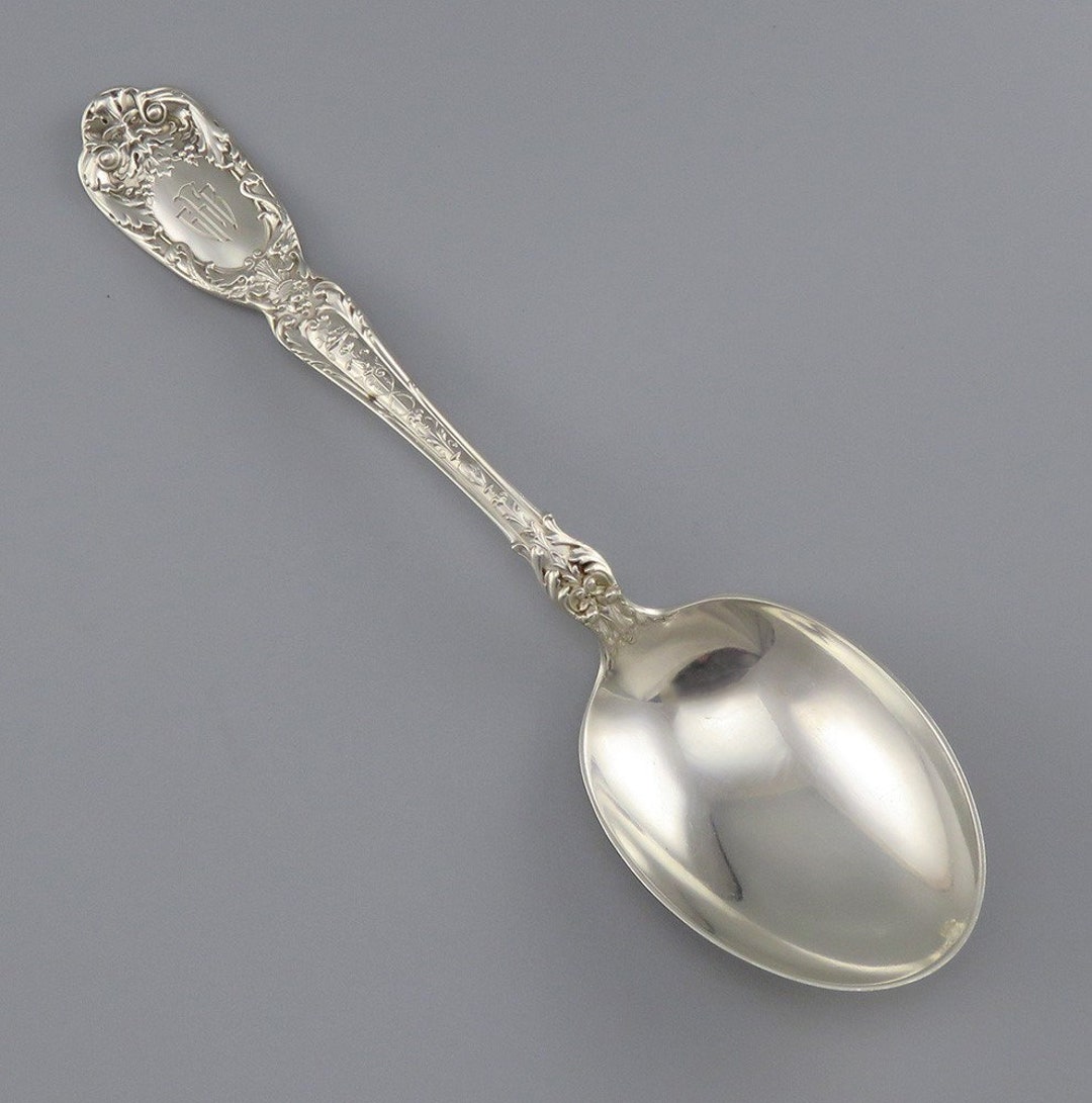 Fine Gorham Sterling Silver Florentine Large Serving Spoon - Etsy