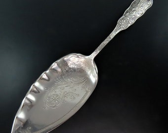 Schöner Gorham St Cloud Sterling Silber Jugendstil Fischheber 30 5/8 Zoll