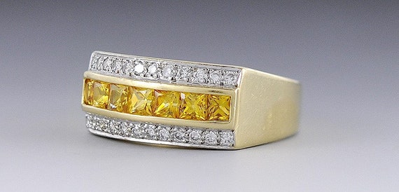 Yellow Topaz & Diamond 18k Gold Happy Charm main image 0
