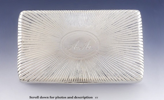 Great Quality 1816 Dutch Silver Snuff/tobacco Box