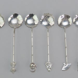 Antique Japanese Sterling Spoons - Etsy