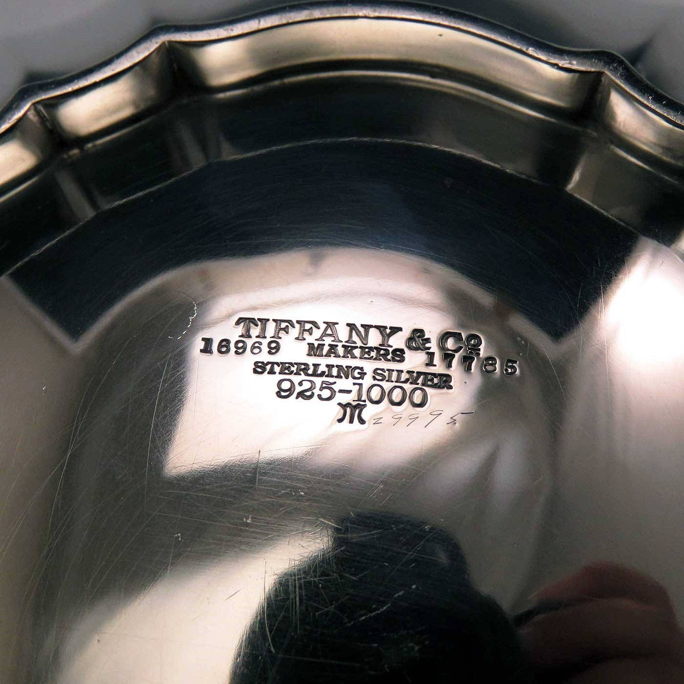 TIFFANY & CO（ティファニー）STERLING SILVER　ボウル 1907-1947 Elegant Tiffany & Co Sterling Silver Punch / Fruit Bowl