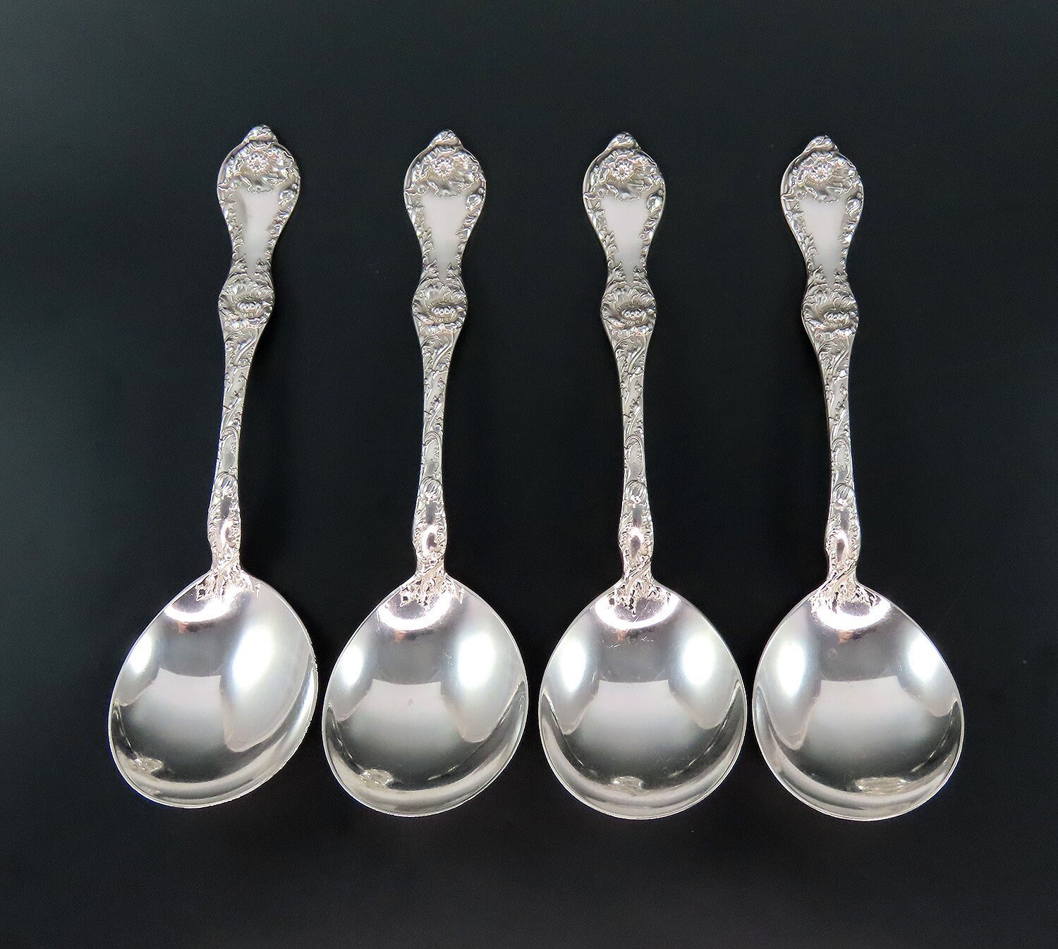 リード＆バートン】純銀 スターリングシルバー／スプーン「Les Cinq