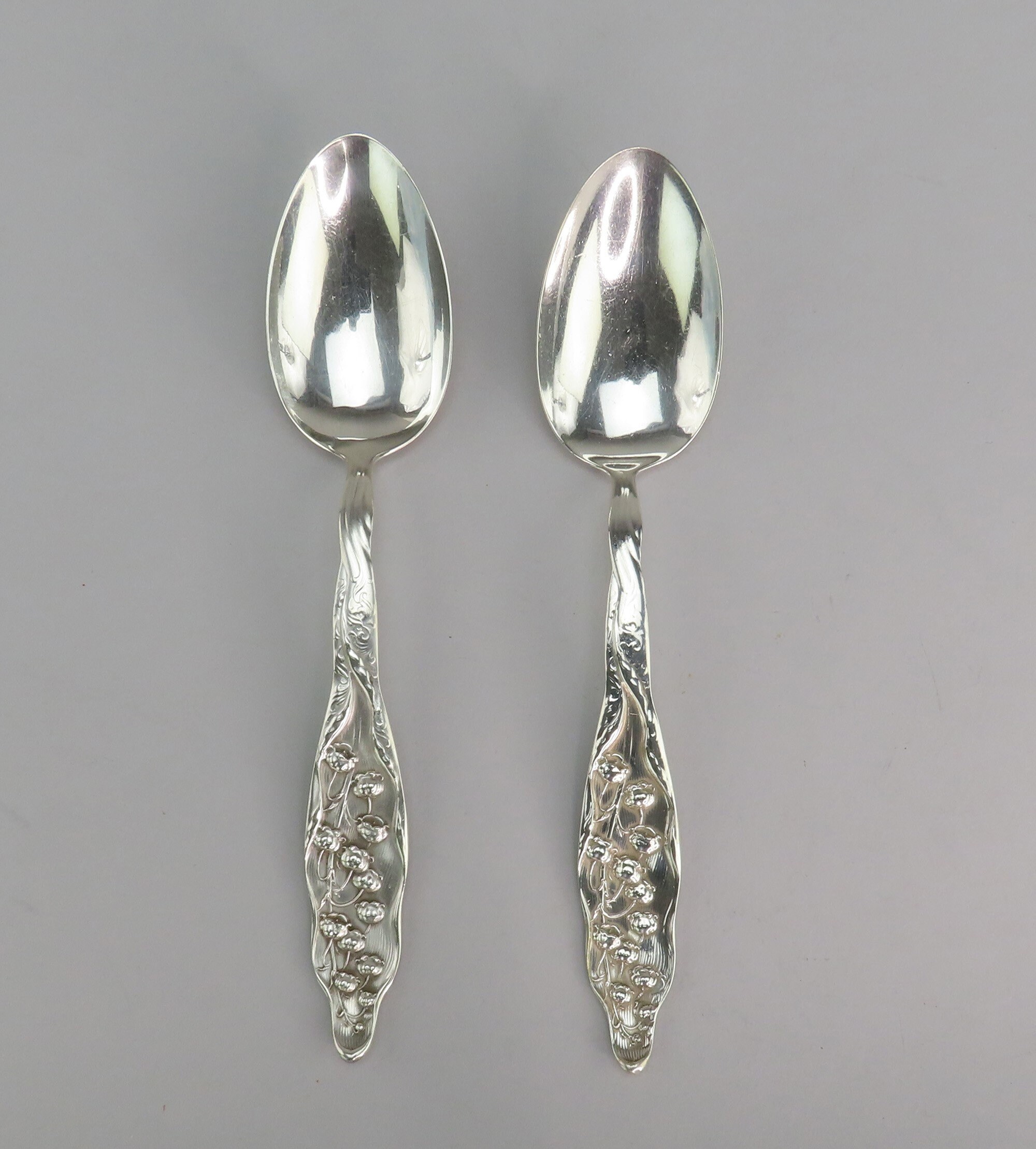 【 】純銀スプーンLily of the Valley デンマーク Georg Jensen ”Lily of the Valley” 純銀製ティー