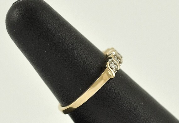 Lovely Genuine Diamond and 14K Yellow Gold Ring/B… - image 2