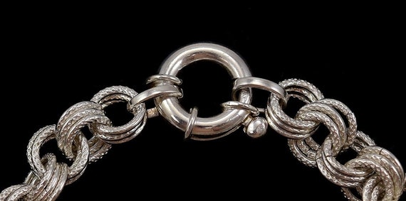 Stunning Vintage Sterling Silver Italian Hand Mad… - image 5