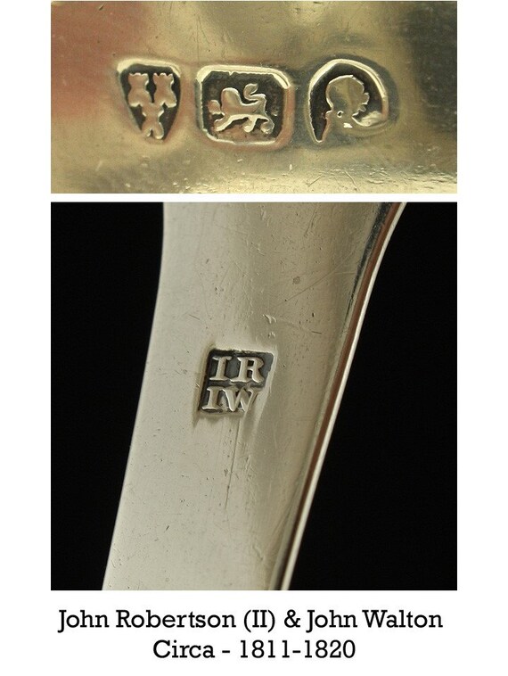 英国アンティーク 1810年 ジョージアン シルバー ティースプーン