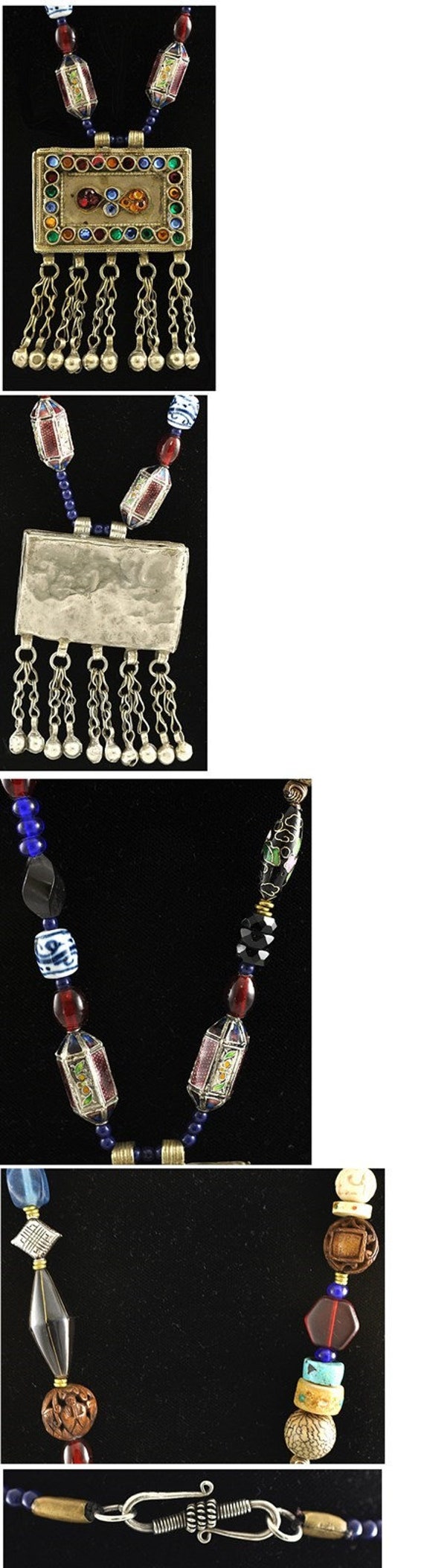 Hand Made Beaded Necklace and Pendant Various Style Beads View 2