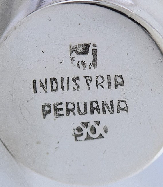 Impressive VTG Peruvian Welsch Silver Cocktail Shaker / Pitcher - Etsy