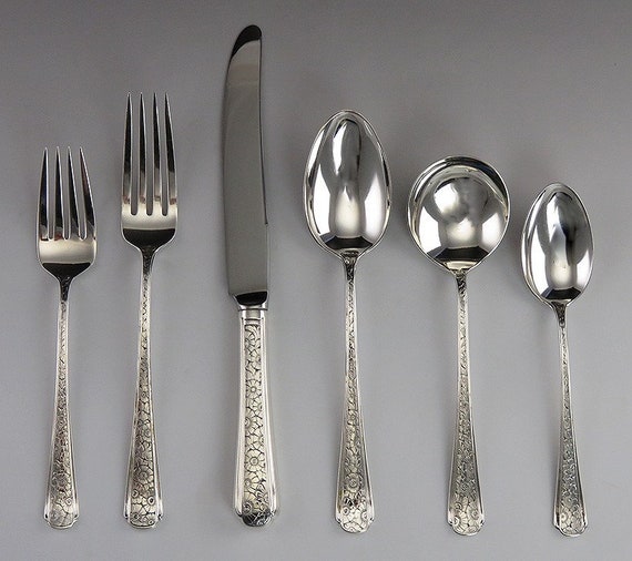 7 7//8” 1894 s HEAVY!! Gorham King George Sterling Dinner Fork