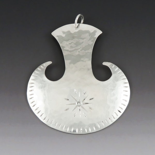 Handwrought Sterling Silver RWMAC American Mid 20th Century Large Pendant