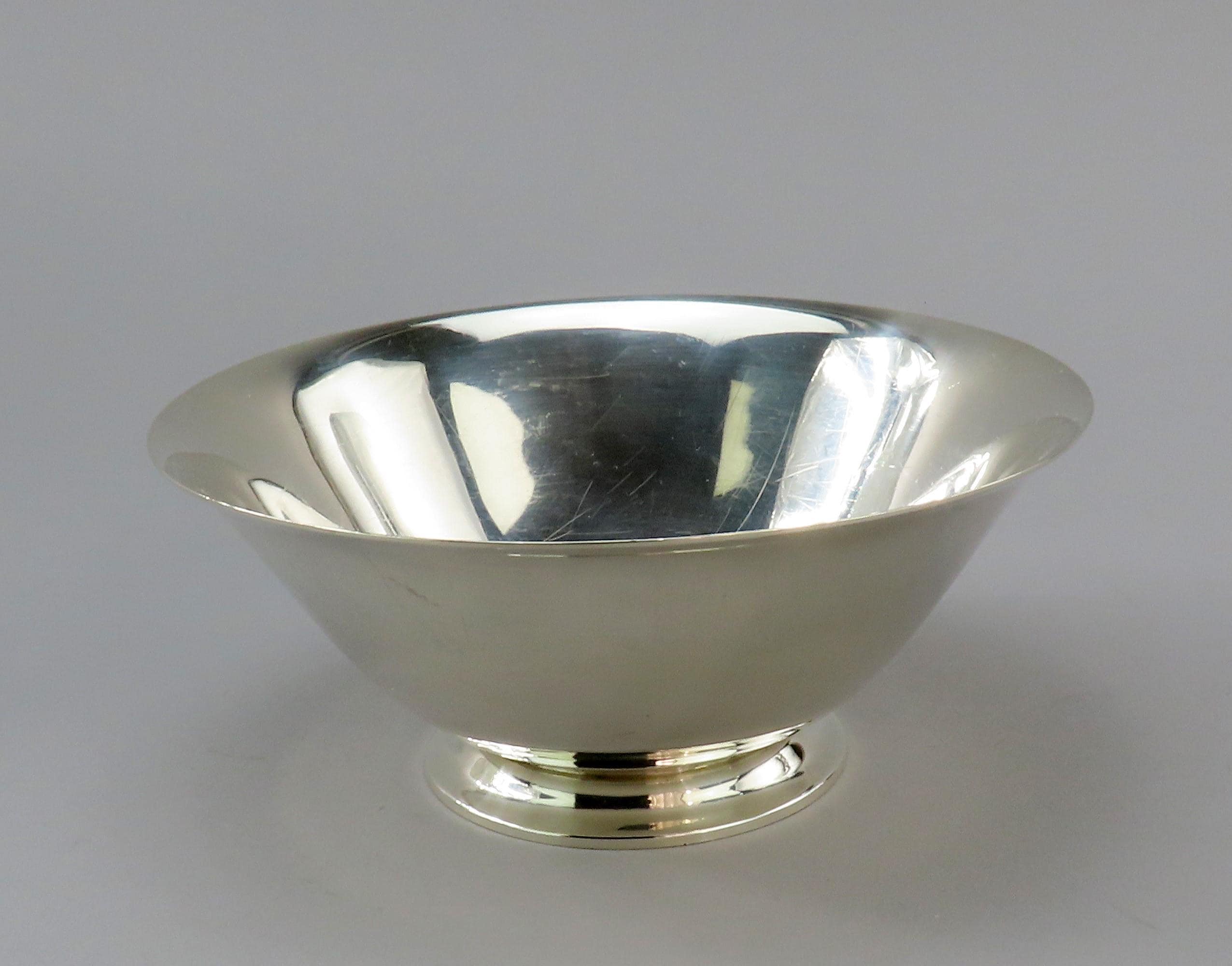Classic Tiffany Co Sterling Silver Revere Form Small Silver Bowl