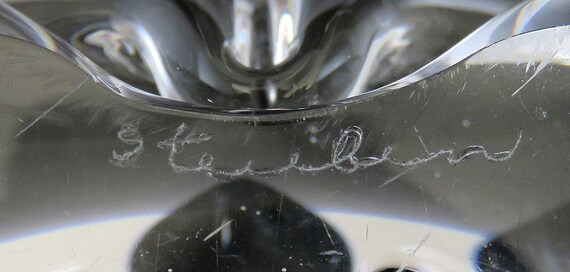 Steuben Galss ディープフラワーボウル 花器 果物鉢 Steuben Galss ディープフラワーボウル 花器 果物鉢 Steuben