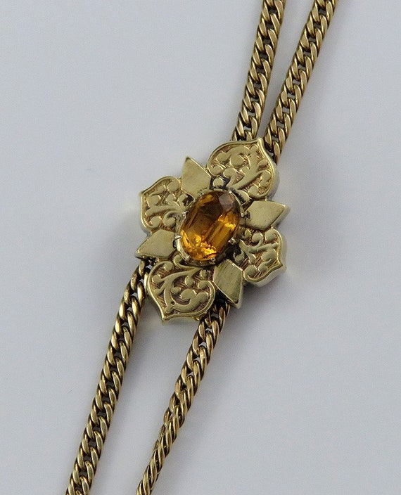 Neat Victorian c1860s 10k Gold Slide Charm Watch … - image 2