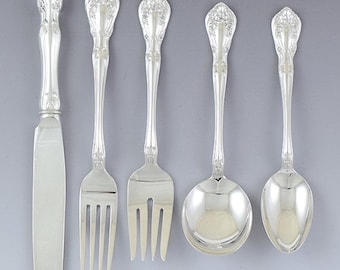 Chateau Rose by Alvin Sterling Silver Flatware Set Service