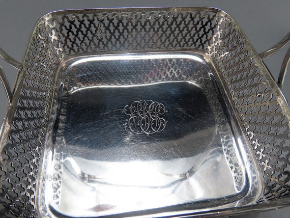 純銀 Sterling silver スターリングシルバー　ピアスドバスケット 1800年代後半のセオドア・B・スターによる素晴らしいスターリング