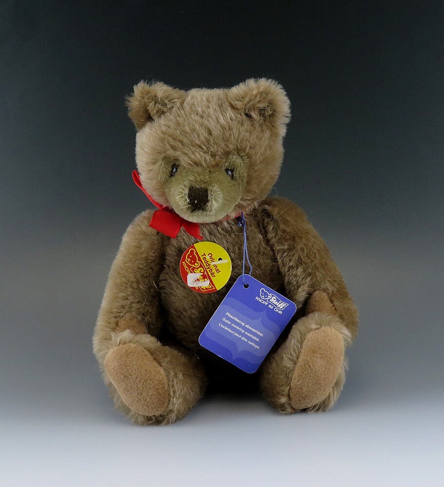 Cute VTG Steiff Teddybear Teddy Bear Poseable Limbs Red