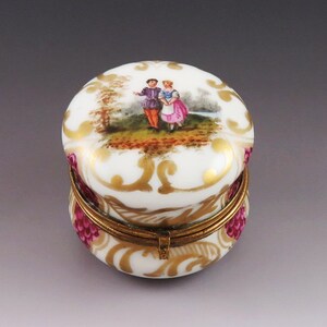 Rare Meissen German Hand Painted Porcelain Gilded Brass Jewery - Etsy