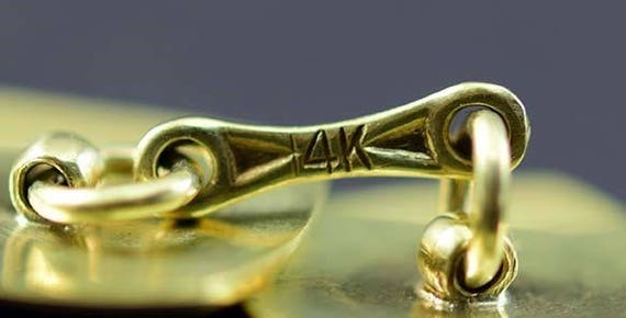 Handsome Antique American 14k Gold & Black Enamel… - image 6