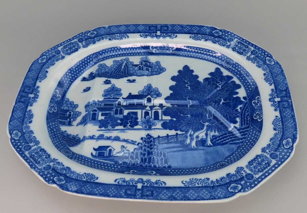 huge-c1830-english-staffordshire-cantonware-blue-white-well-tree-meat