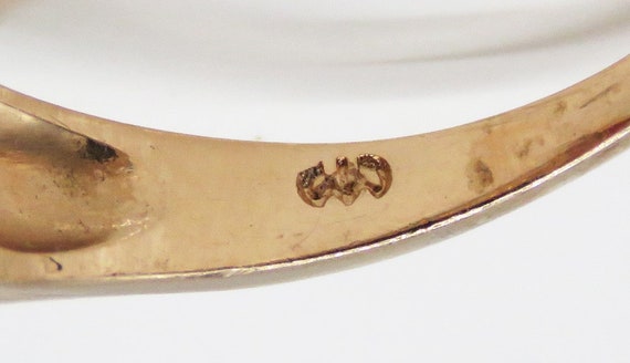 Retro Yellow Gold Channel Set Lab Created Ruby Di… - image 7