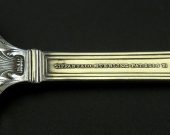 Tiffany & Co.ティファニー／純銀 スプーン「サン・ロレンツォ」※難有 ティファニー「マドラースプーン ”San Lorenzo”」《アンティック