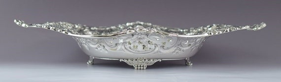 1902-1907 Antique Tiffany & Co Sterling Silver Oblong
