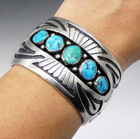 Navajo Native American Howard Begay Sterling Silver Turquoise