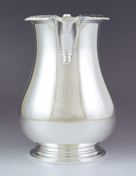 Heavy Gorham Sterling Silver Classical Gadrooned … - image 2