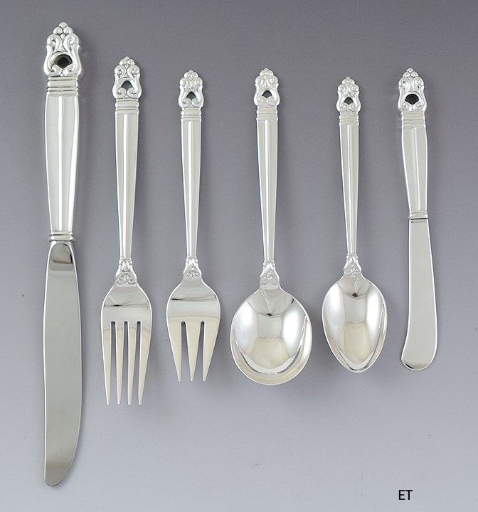 35pc Superb International Sterling Silver Royal Danish Flatware