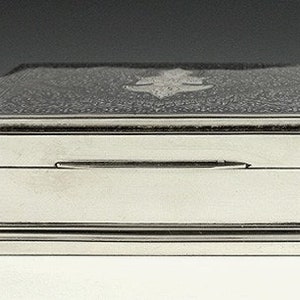 ヴィンテージ　銀製ジュエリーボックス　小物入れ　SIAM STERLING Vintage Siam Sterling Silver Trinket Pill Jewelry Box Asian