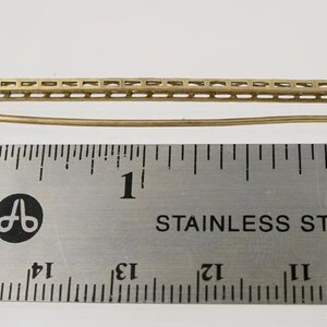 Antique 10k Yellow White Gold Openwork Filigree Bar Pin Brooch - Etsy