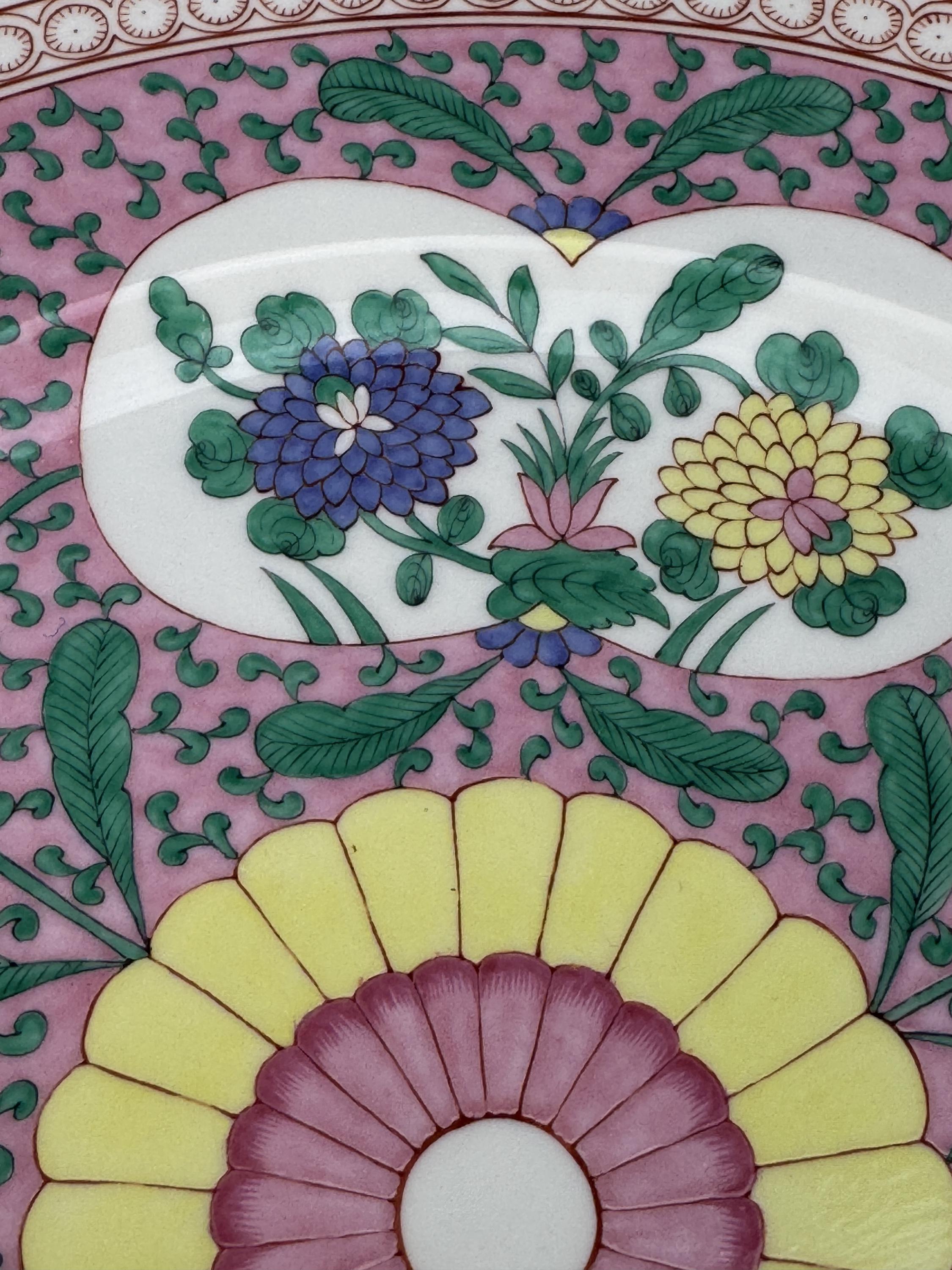 Fine Herend Handpainted Emaille Rose ERS 11