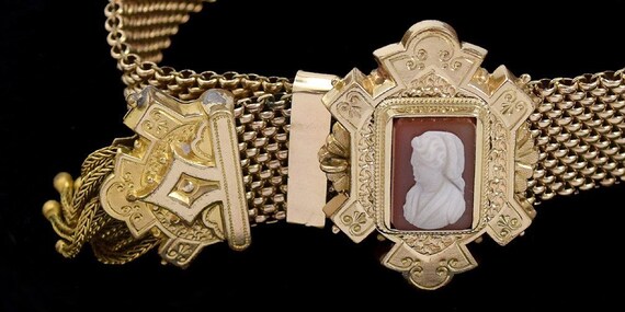 2 Breathtaking American Victorian Gold Plated Han… - image 3