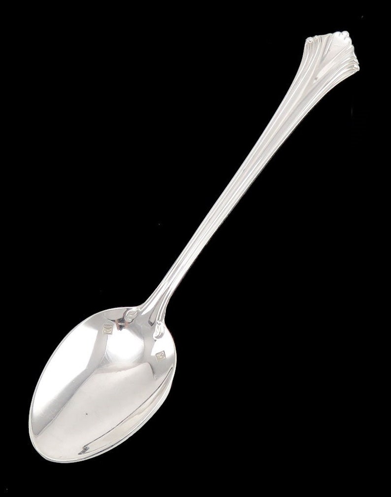 Fine Heavy Sterling Silver c1995 Tuttle Luzon Pattern Teaspoon 6\u201d No Mono