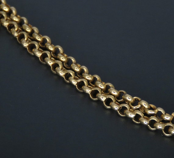 1750 to 1850 Antique 20k Yellow Gold Filligree Do… - image 6