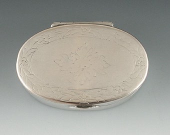 Antique 1840s Austro-Hungarian Silver Snuff Box