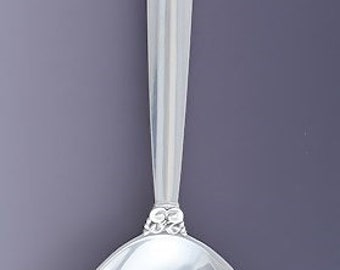 Georg Jensen Sterling Silver Acanthus Dronning Large Serving Scoop Spoon 8 1/8"