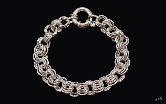 Stunning Vintage Sterling Silver Italian Hand Mad… - image 1