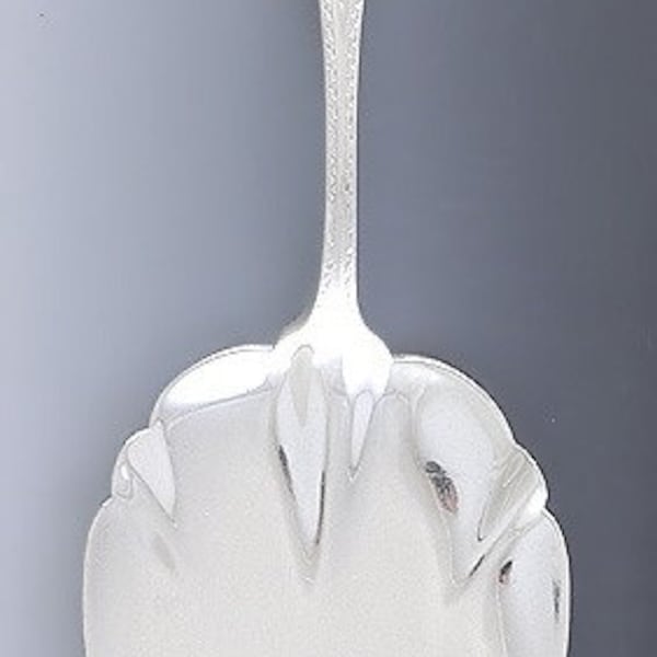 Silver Cake Server Etsy