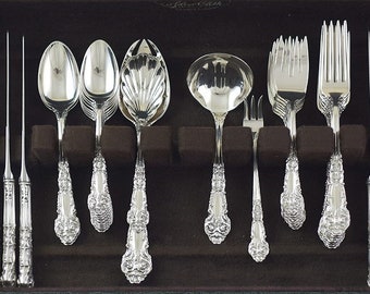 Fab Reed Barton Sterling Silver French Renaissance 39pc Flatware Set Serves 8